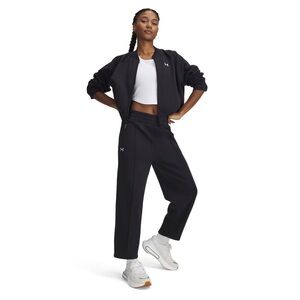 🆕 NWT Under Armour Women's Rival Fleece Pintuck Ankle Pants